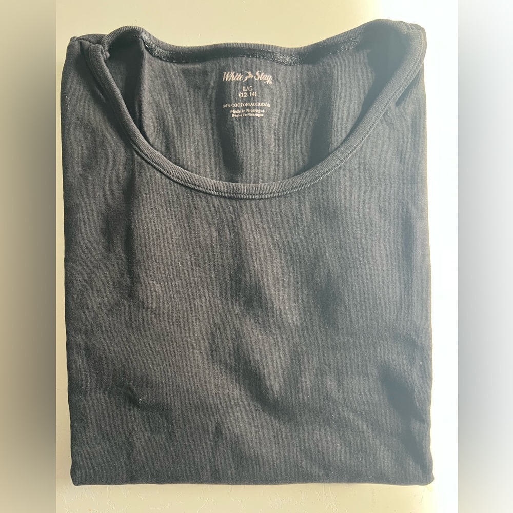 Bundle of 7 woman assorted basic tops size L - Picture 11 of 12